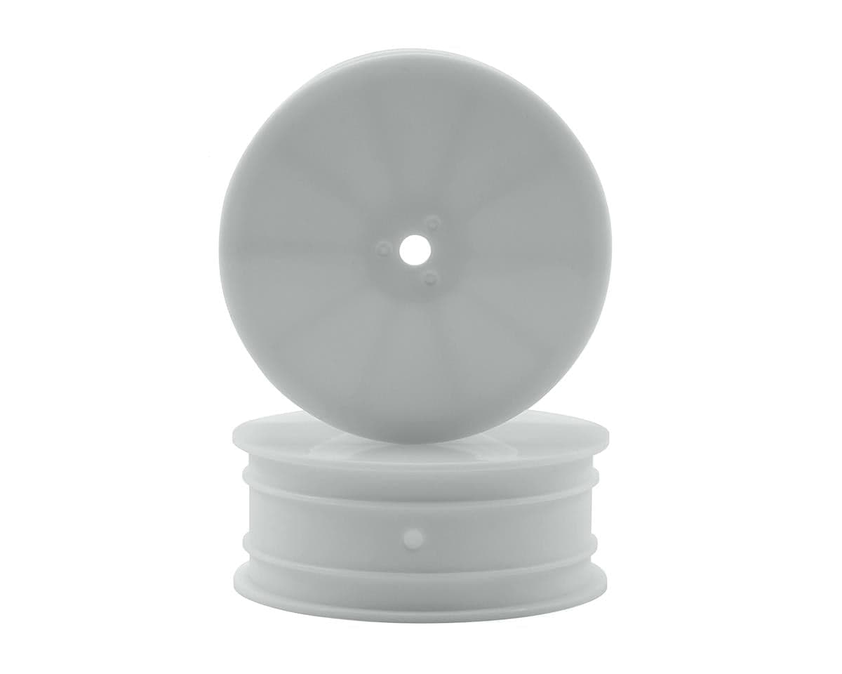 Raw Speed RC 2.2" Front Wheels (White) (2) (TLR/D216) w/12mm Hex