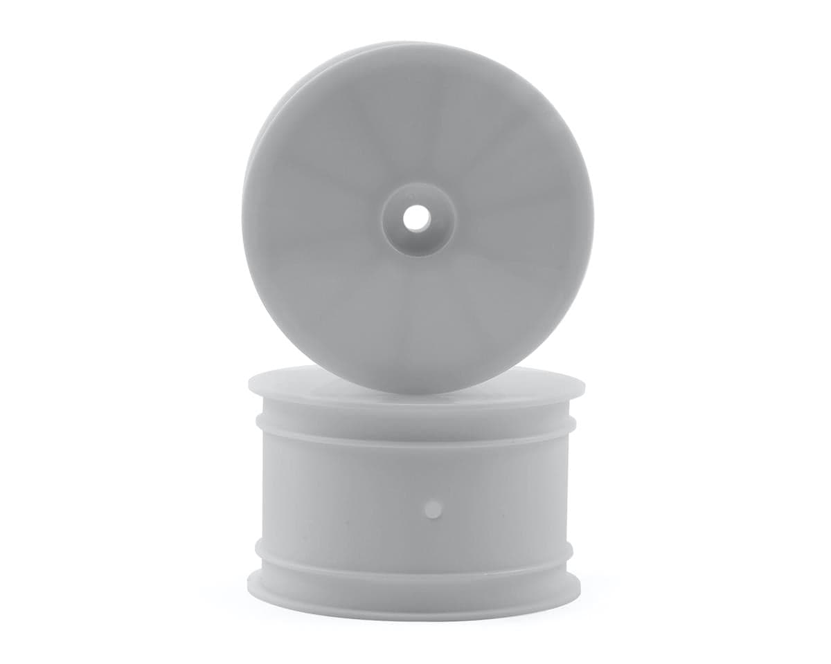 Raw Speed RC 2.2" 1/10 Buggy Rear Wheels (White) (2) (TLR/D216) w/12mm Hex