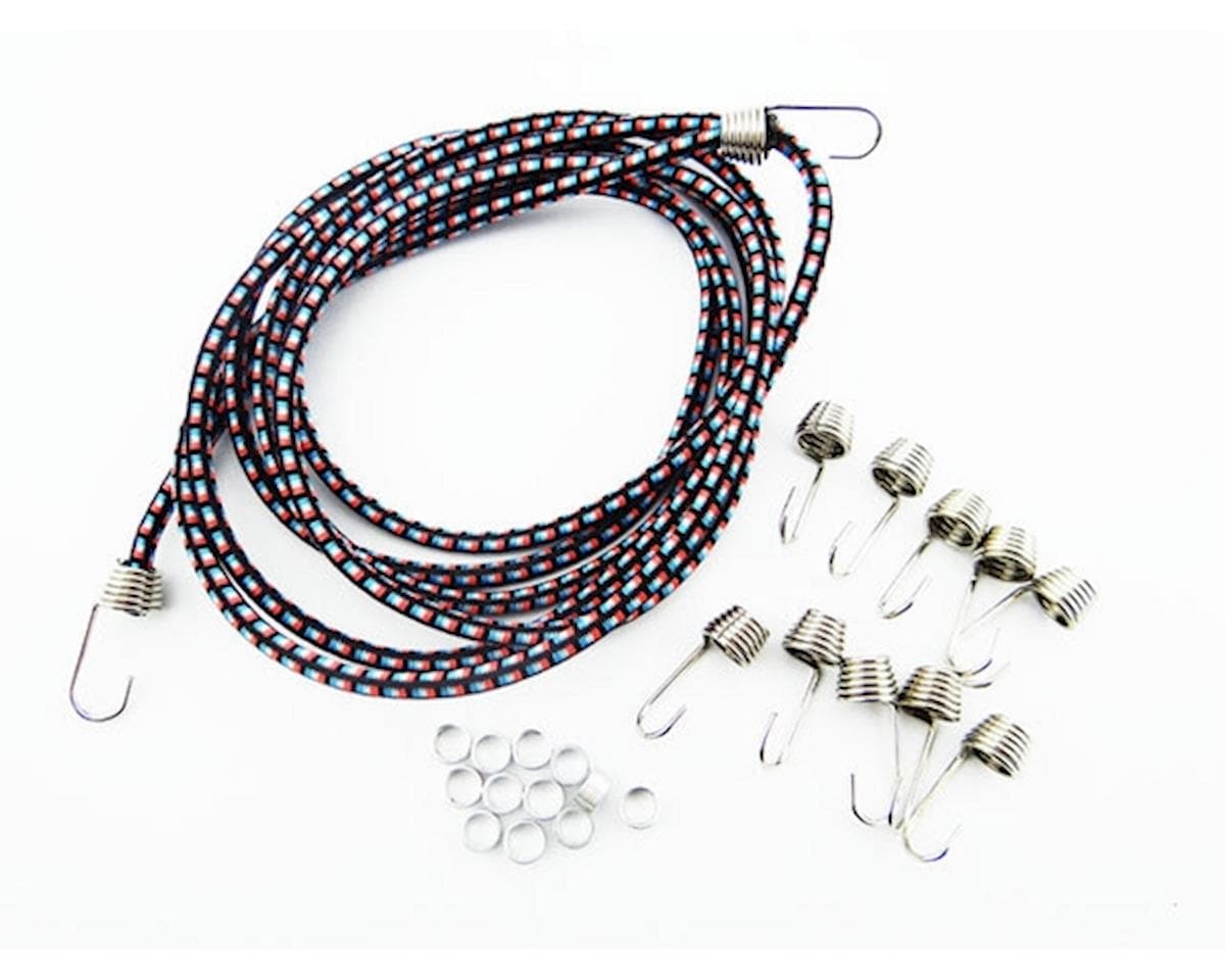 Hot Racing 1/10 Scale Bungee Cord Kit (Green/White)