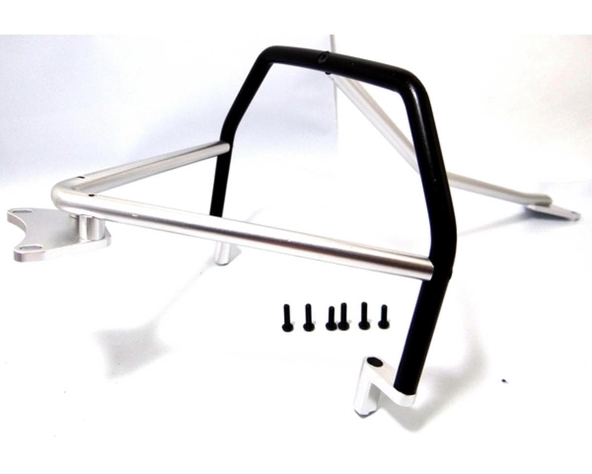 Hot Racing Aluminum Inner Roll Cage for Traxxas Rally/Slash LCG 4x4 (Silver)