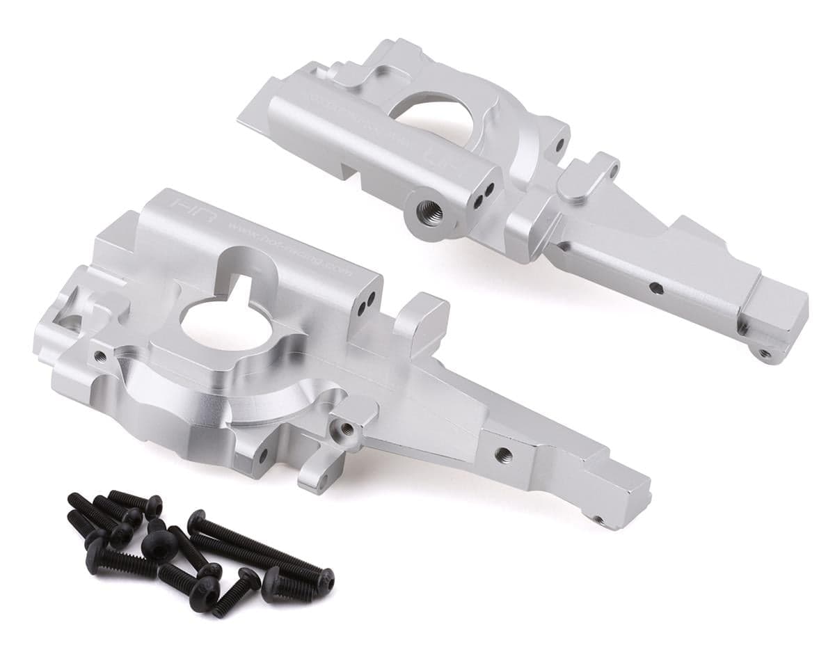 Hot Racing Secure Lock Rear Bulkhead for Traxxas Revo 3.3 (Silver)
