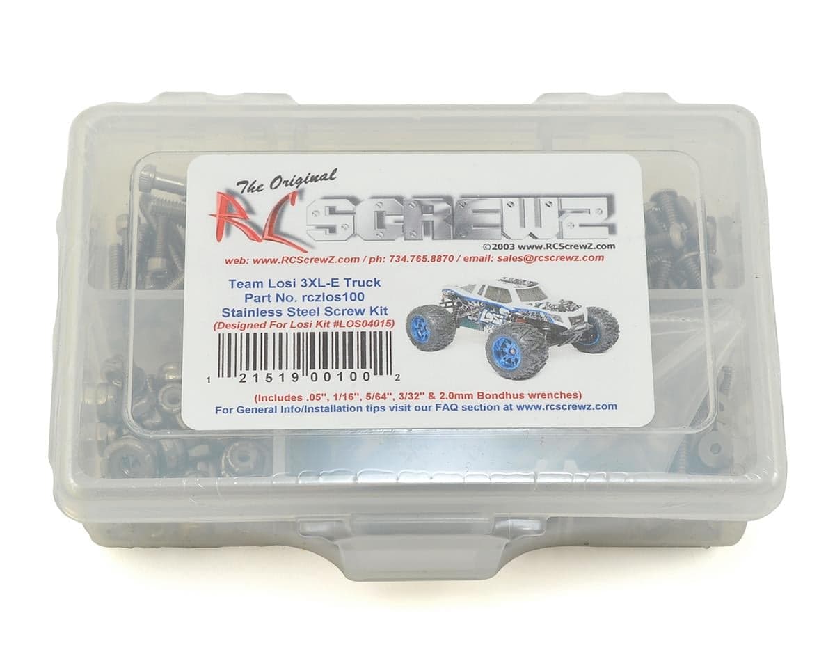 RC Screwz Team Losi LST 3XL-E Stainless Steel Screw Kit