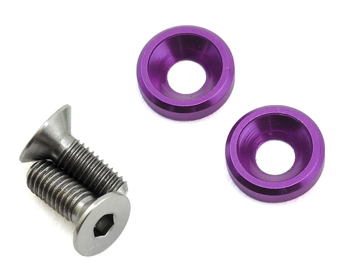 175RC 3x8mm Titanium Motor Screws (Purple)