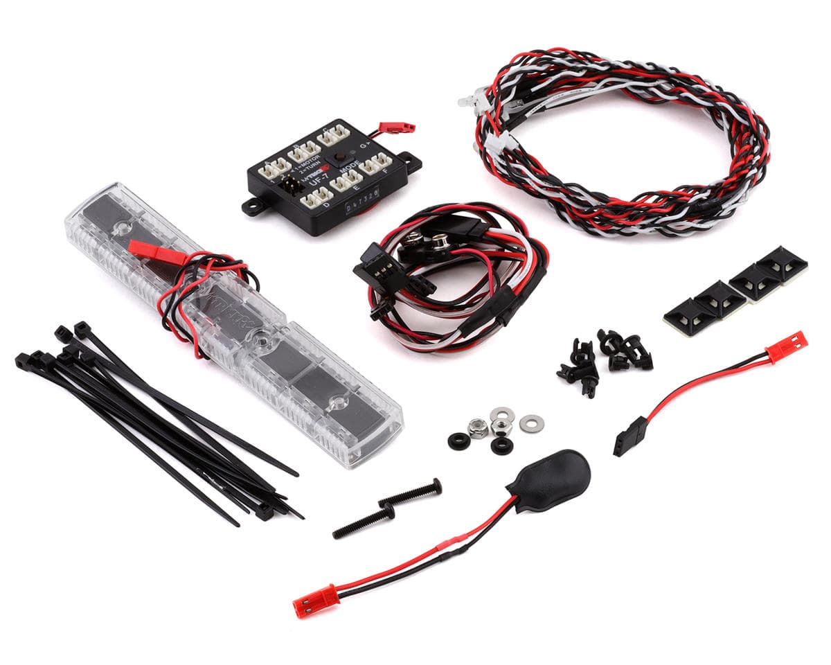 MyTrickRC CHP Deluxe "Police Interceptor" Light Bar Kit w/UF-7 Controller