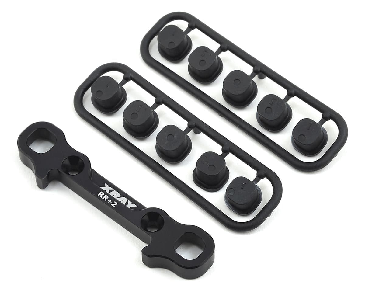 XRAY Aluminum Rear/Rear Lower Suspension Holder (+2mm)