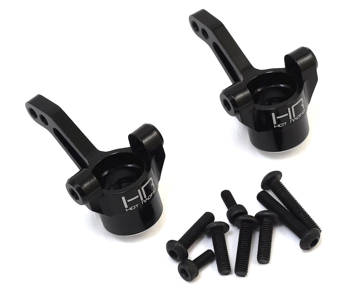 Hot Racing Aluminum Steering Block for Traxxas 4-Tec 2.0 (Black) (2)