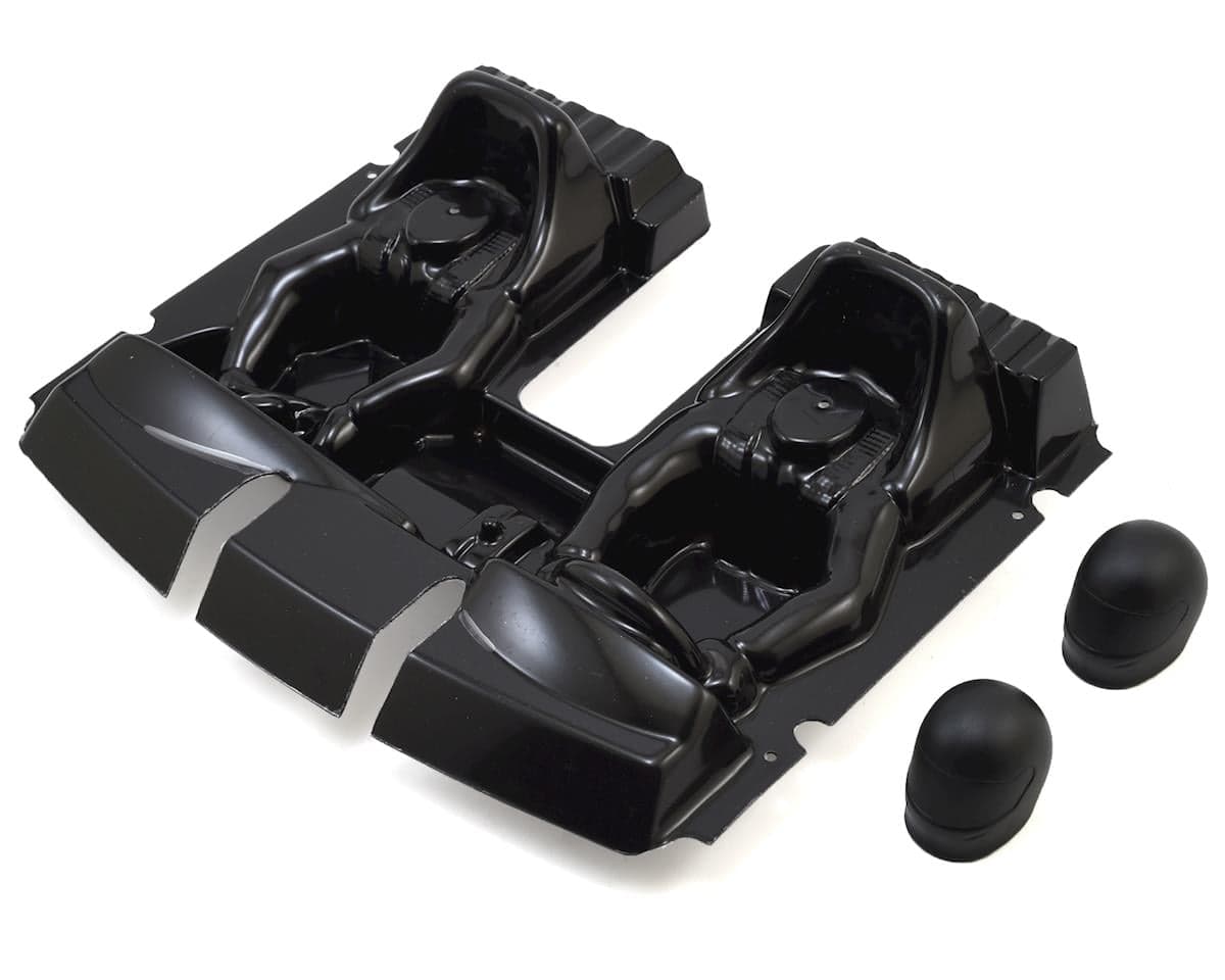 Losi Super Baja Rey Interior Set w/Helmets (Clear)