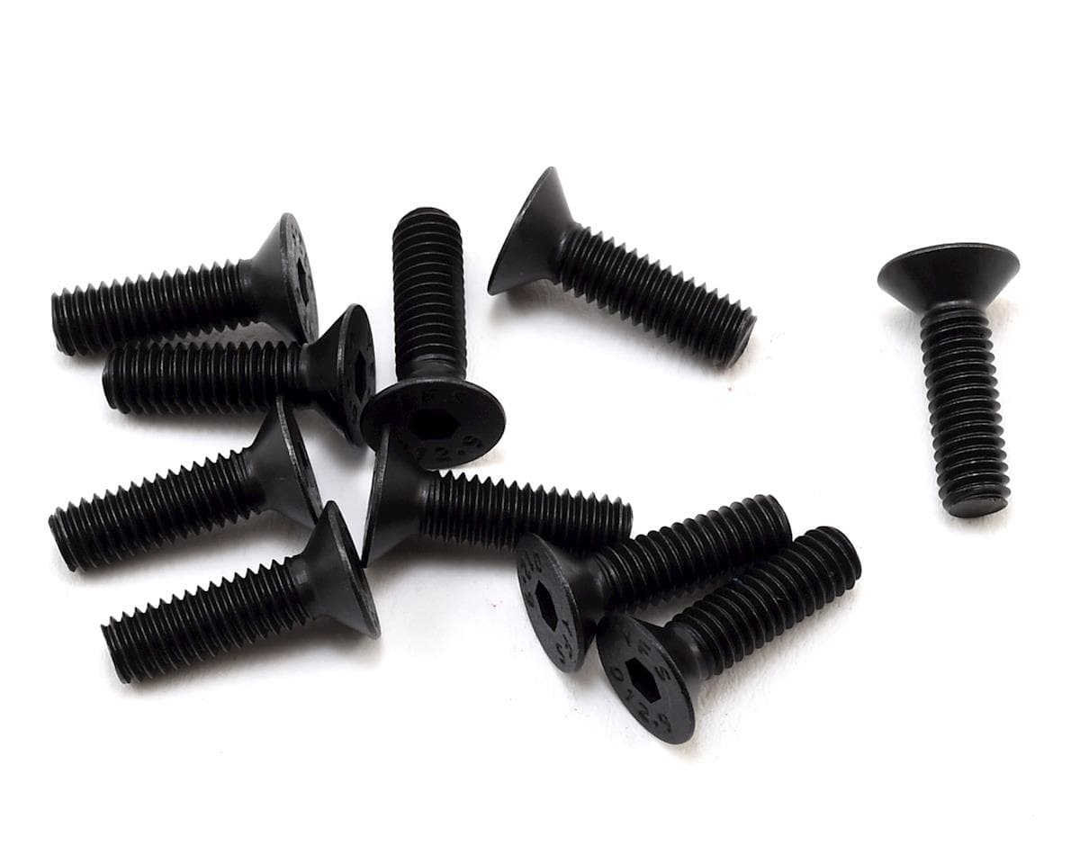 Losi 4x14mm Flat Head Screws (10)