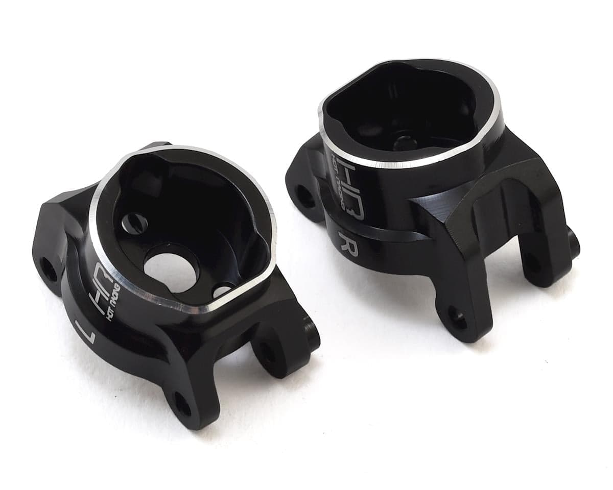 Hot Racing Aluminum Rear Axle Portal Mount for Traxxas TRX-4 (Black)