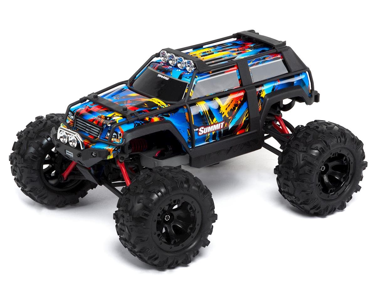 Traxxas Summit 1/16 4WD RTR Monster Truck (Rock n Roll) w/TQ 2.4GHz, Battery, Charger & LEDs