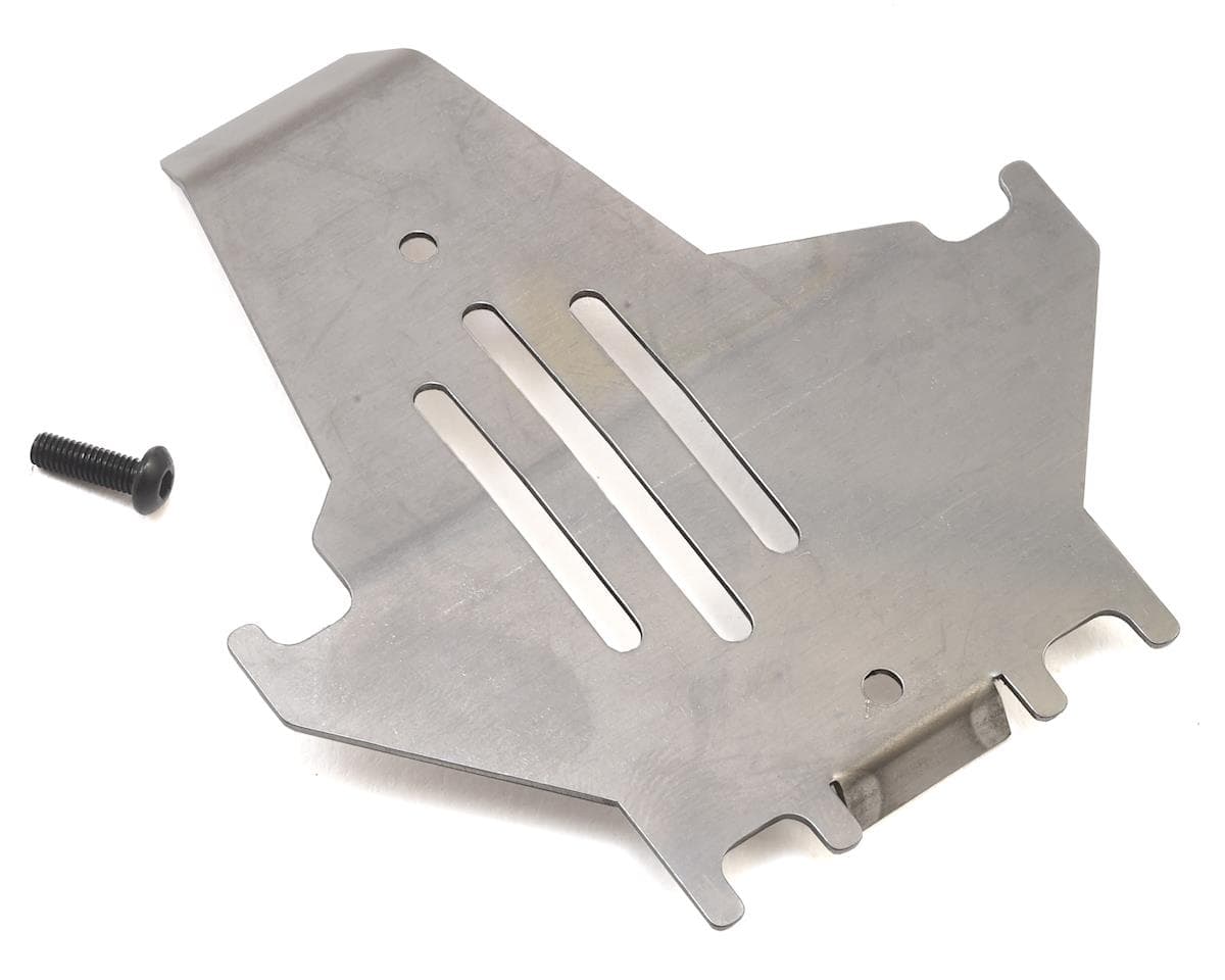 Yeah Racing Stainless Steel Skid Plate for Traxxas TRX-4 (Silver)