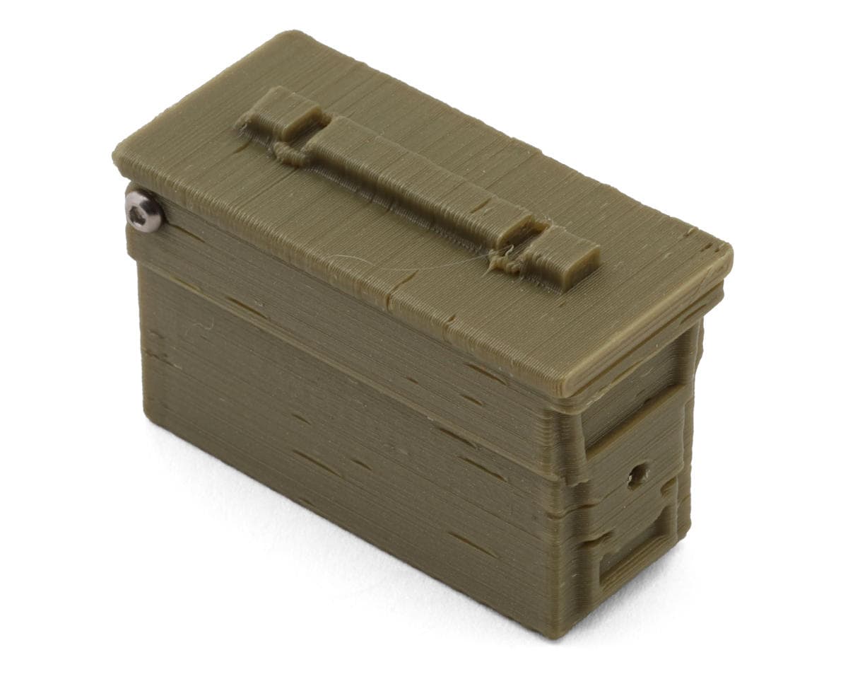 Exclusive RC Military Ammo Box w/Opening Lid (Green)