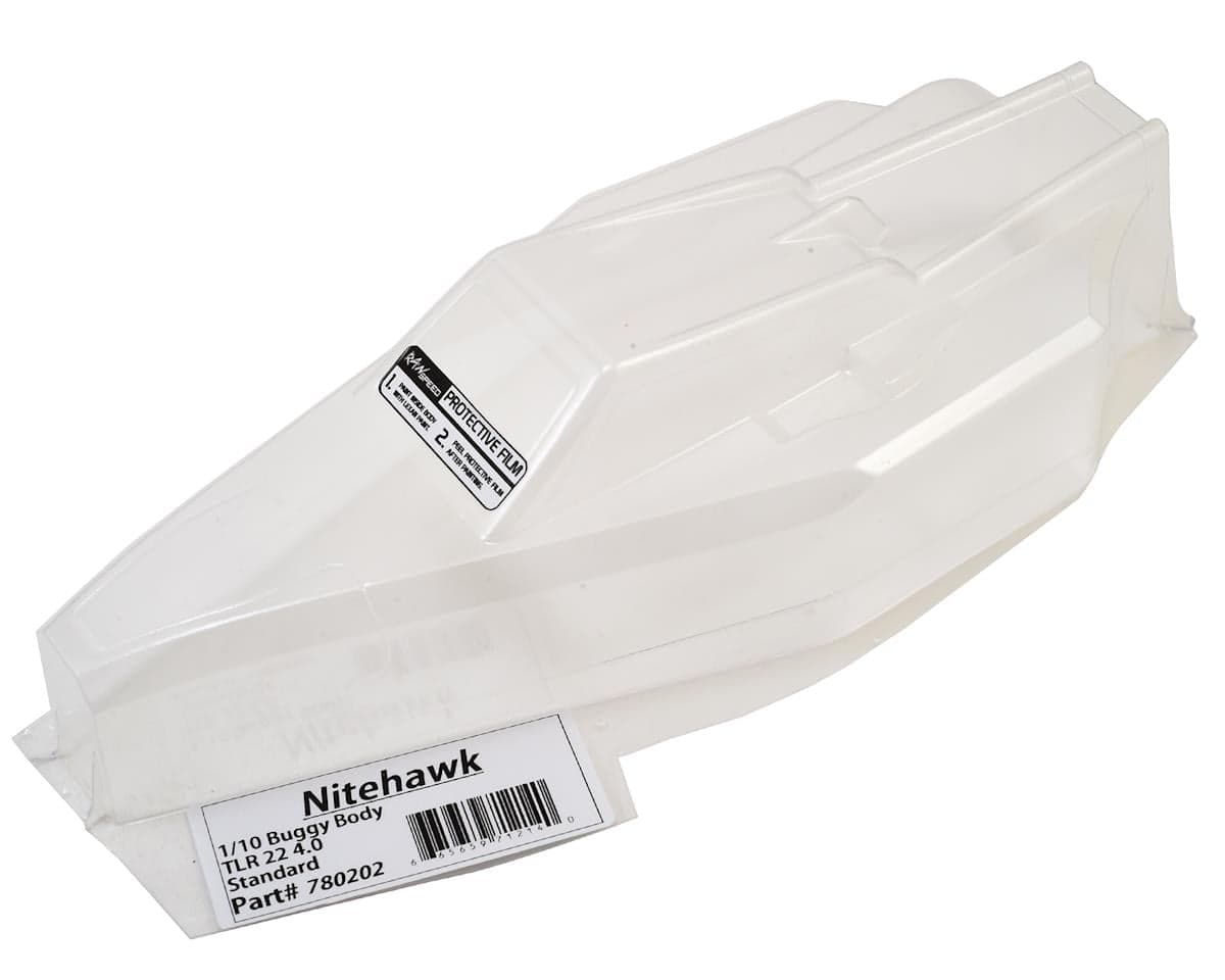 Raw Speed RC TLR 22 4.0 Nitehawk 1/10 Buggy Body (Clear)