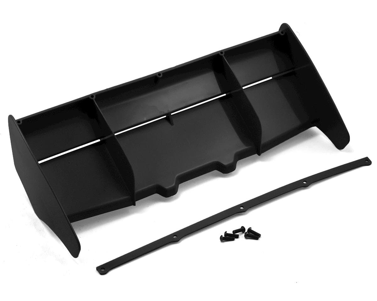 HB Racing 1/8 Rear Plastic Wing (Black)