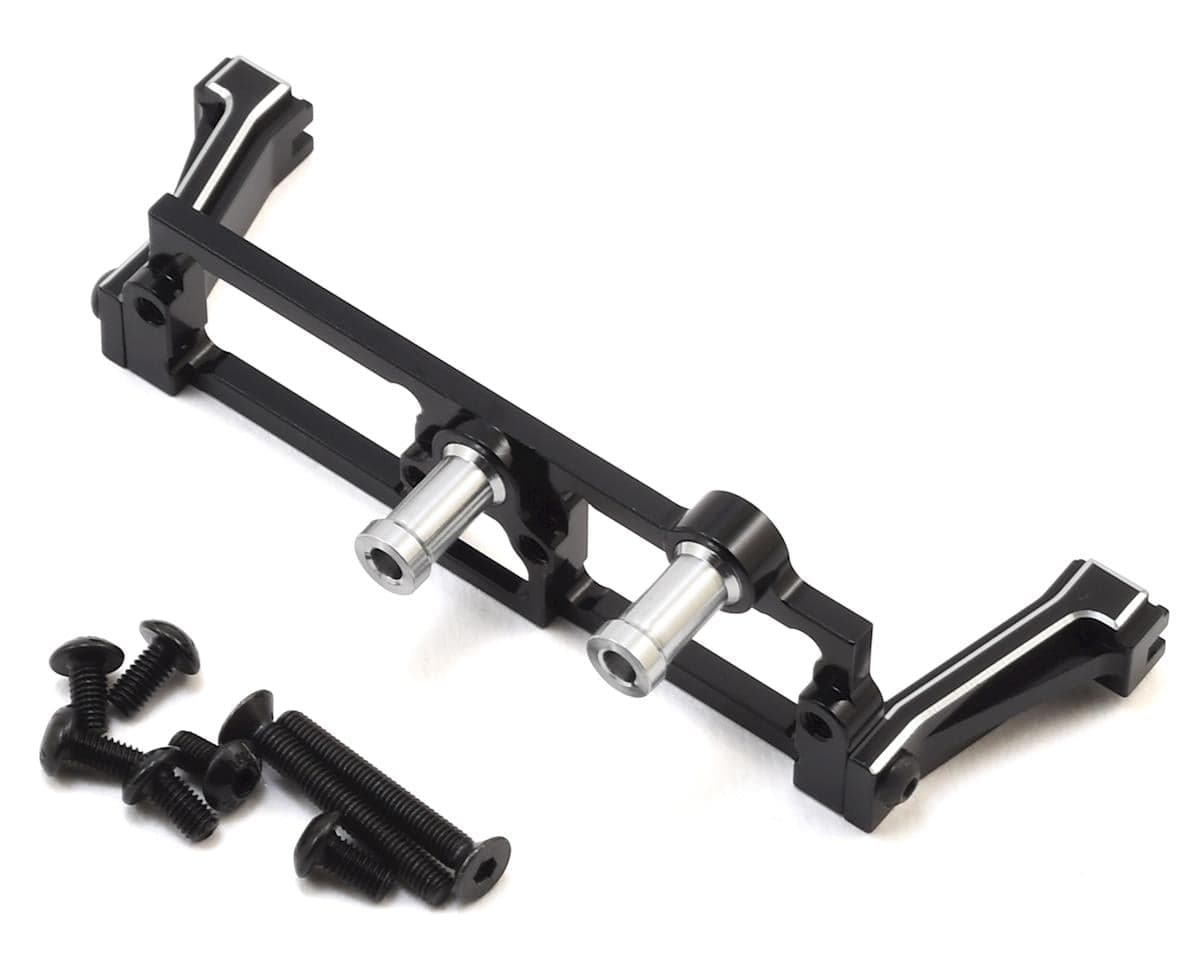 Hot Racing Aluminum Diff Lock Servo Mount for Traxxas TRX-4 (Black)