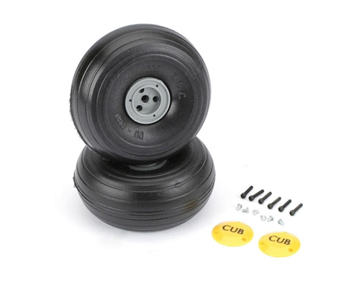 DuBro J3 Cub Wheels,3-3/8" Lite