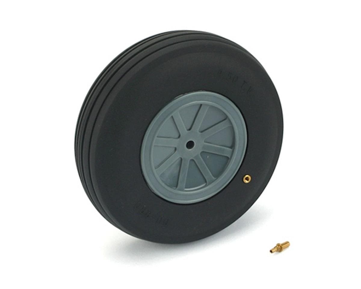 DuBro Treaded Wheel,4-1/2",Large Scale