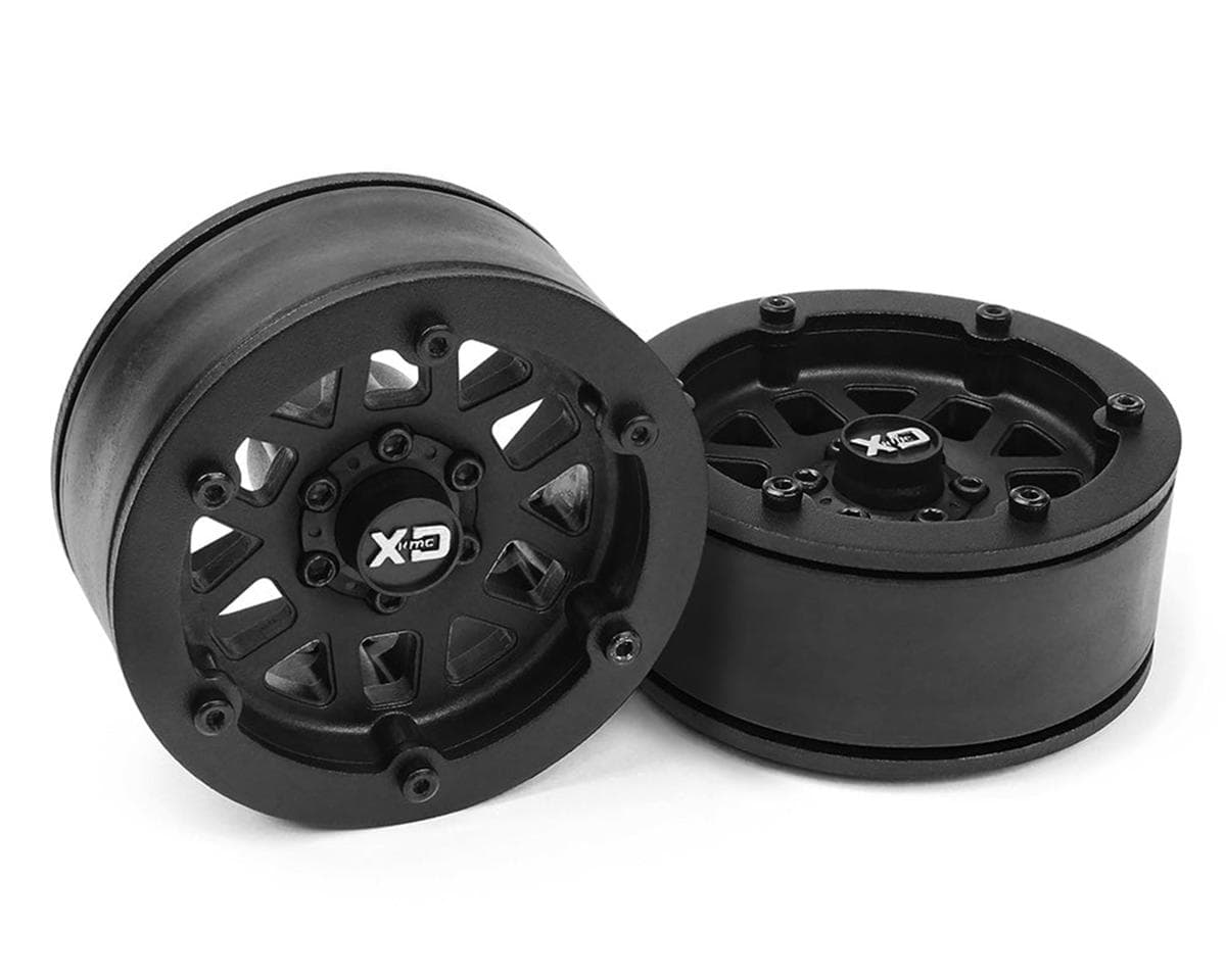Incision KMC XD229 Machete 1.9" Plastic Beadlock Wheels (2) (Black)