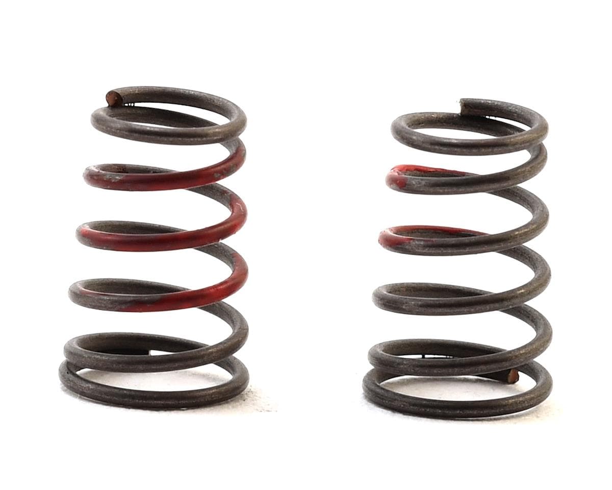 Schumacher Atom/Eclipse Rear Shock Spring (2) (Red Dot - Hard/Ultra)