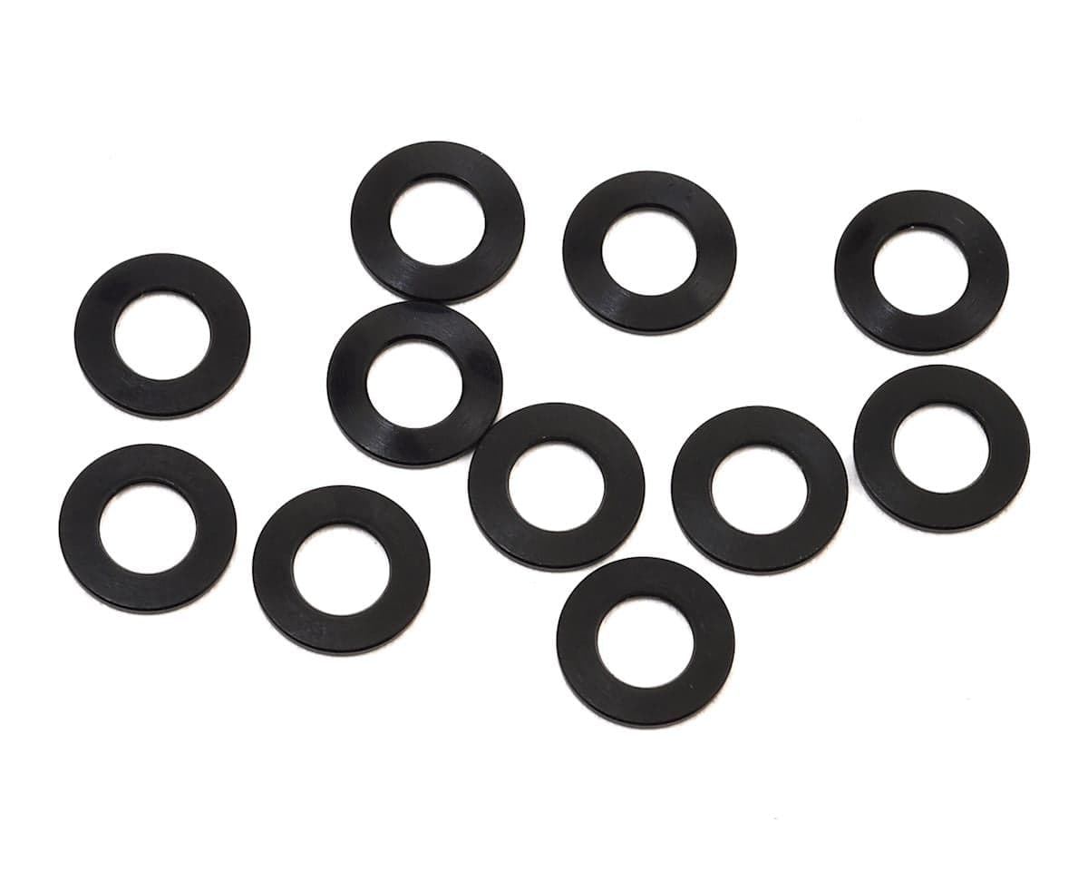 Schumacher 0.5mm Alloy Washers (Black) (12)