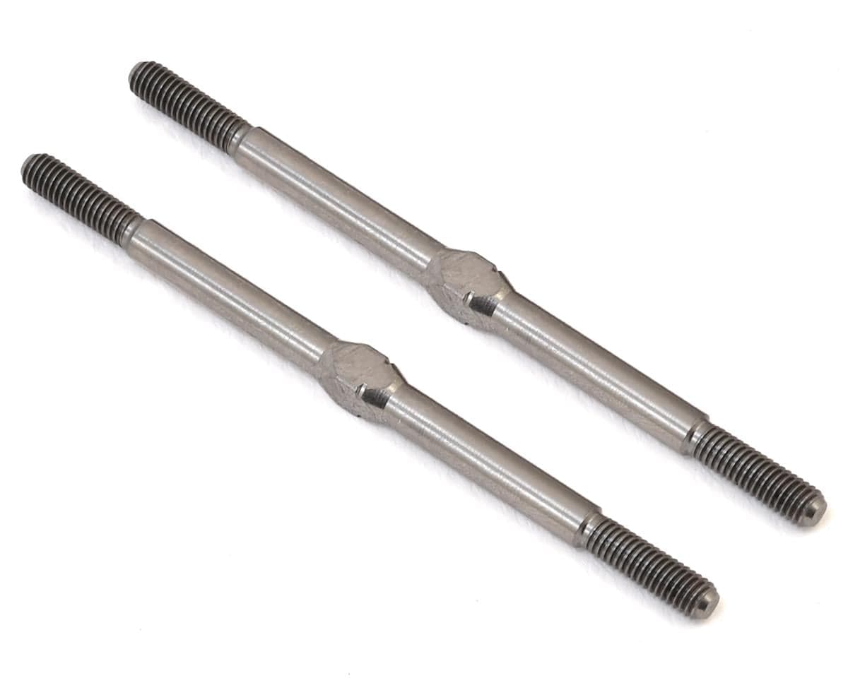 Schumacher 60mm Titanium Turnbuckle (Silver) (2)