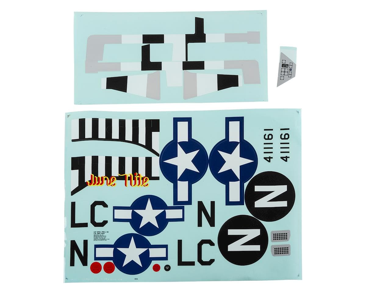 E-flite P-51D Mustang 1.2m Decal Sheet