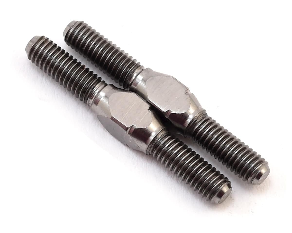 Schumacher 24mm Titanium Turnbuckle (Silver) (2)