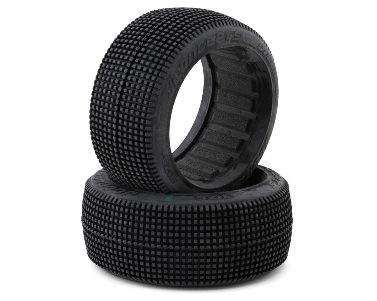 JConcepts Stalkers 1/8 Buggy Tire (2) (Green)