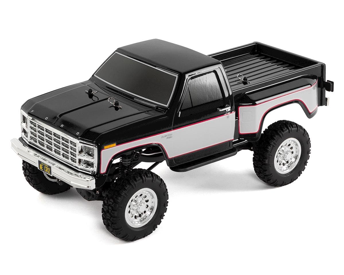 Team Associated CR12 F-150 Truck RTR 1/12 4WD Rock Crawler (Black) w/2.4GHz Radio, Battery & Charger