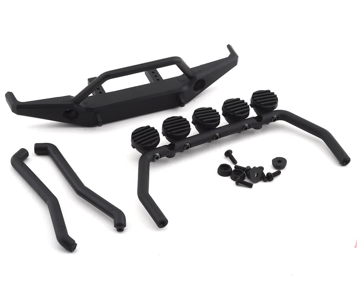 Team Associated CR12 Roll Bar & Bumper (Black)