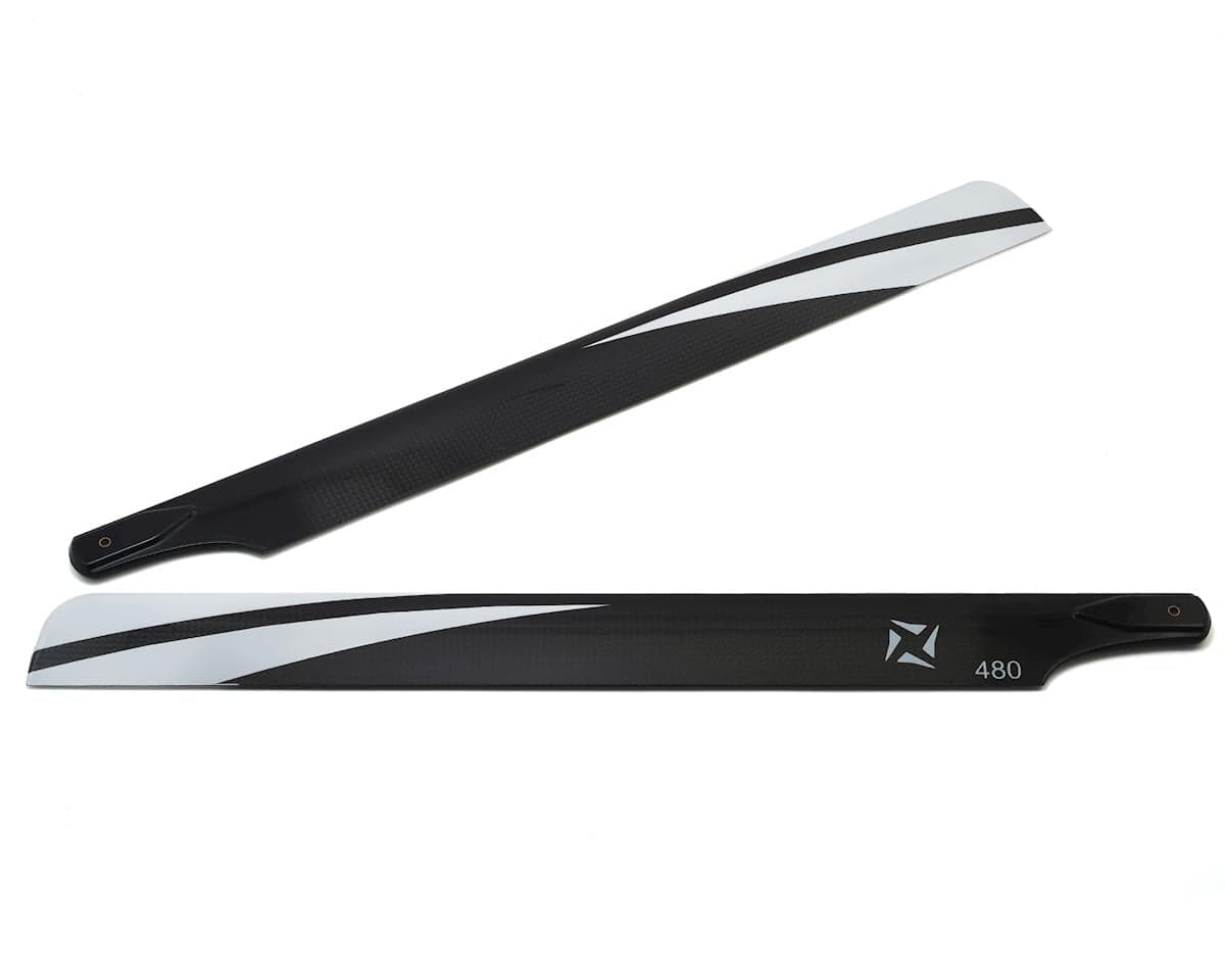 Blade 480mm Carbon Fiber Main Rotor Blades (2)