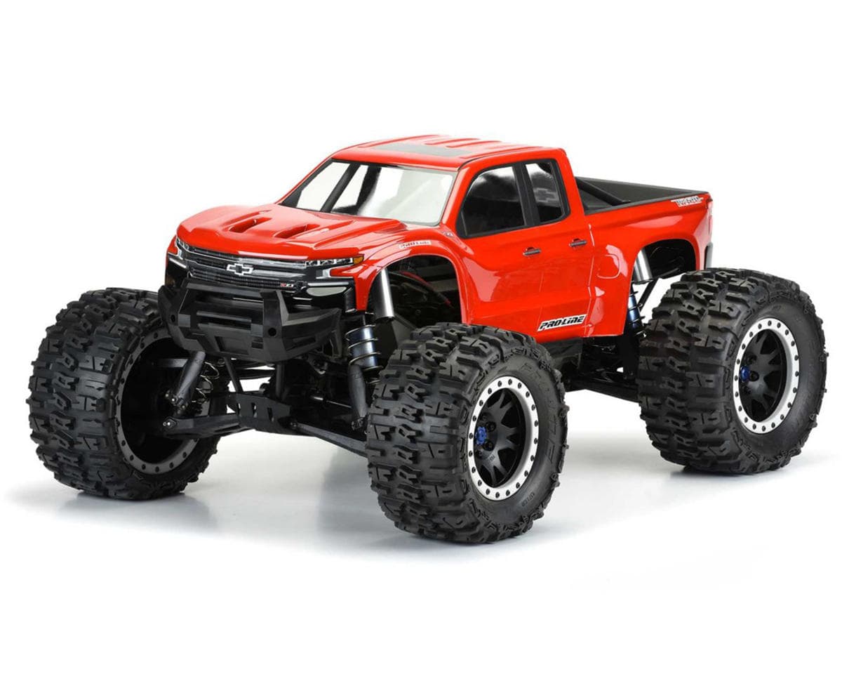 Pro-Line 2019 Chevy Silverado Z71 Trail Boss Pre-Cut Monster Truck Body (Clear) (X-Maxx®)