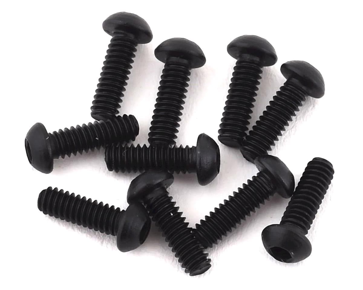 Team Losi Racing 2x6mm Button Head Hex Screws (10)