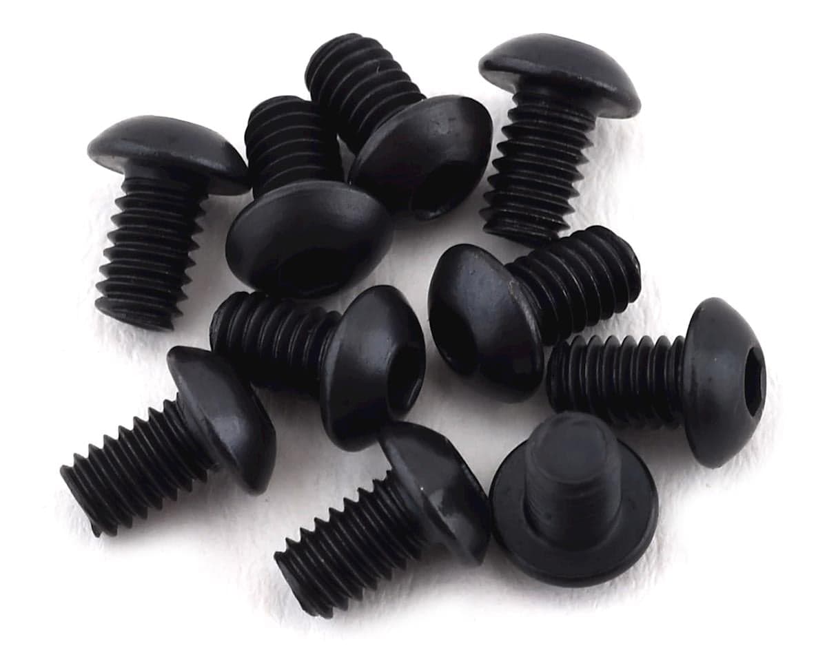 Team Losi Racing 2.5x4mm Button Head Hex Screws (10)