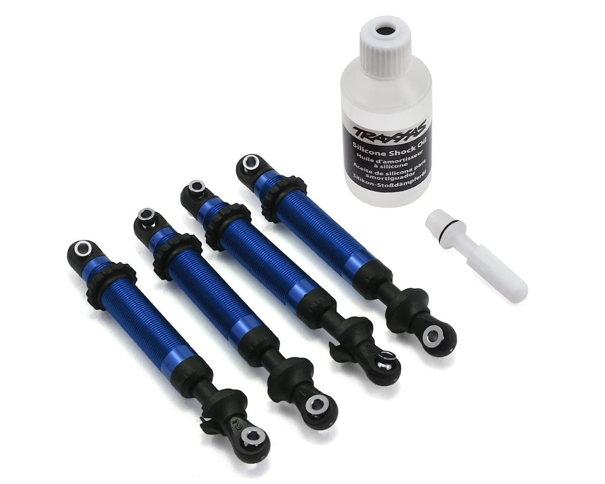 Traxxas TRX-4 GTS Aluminum Long Arm Shocks (Blue) (4)