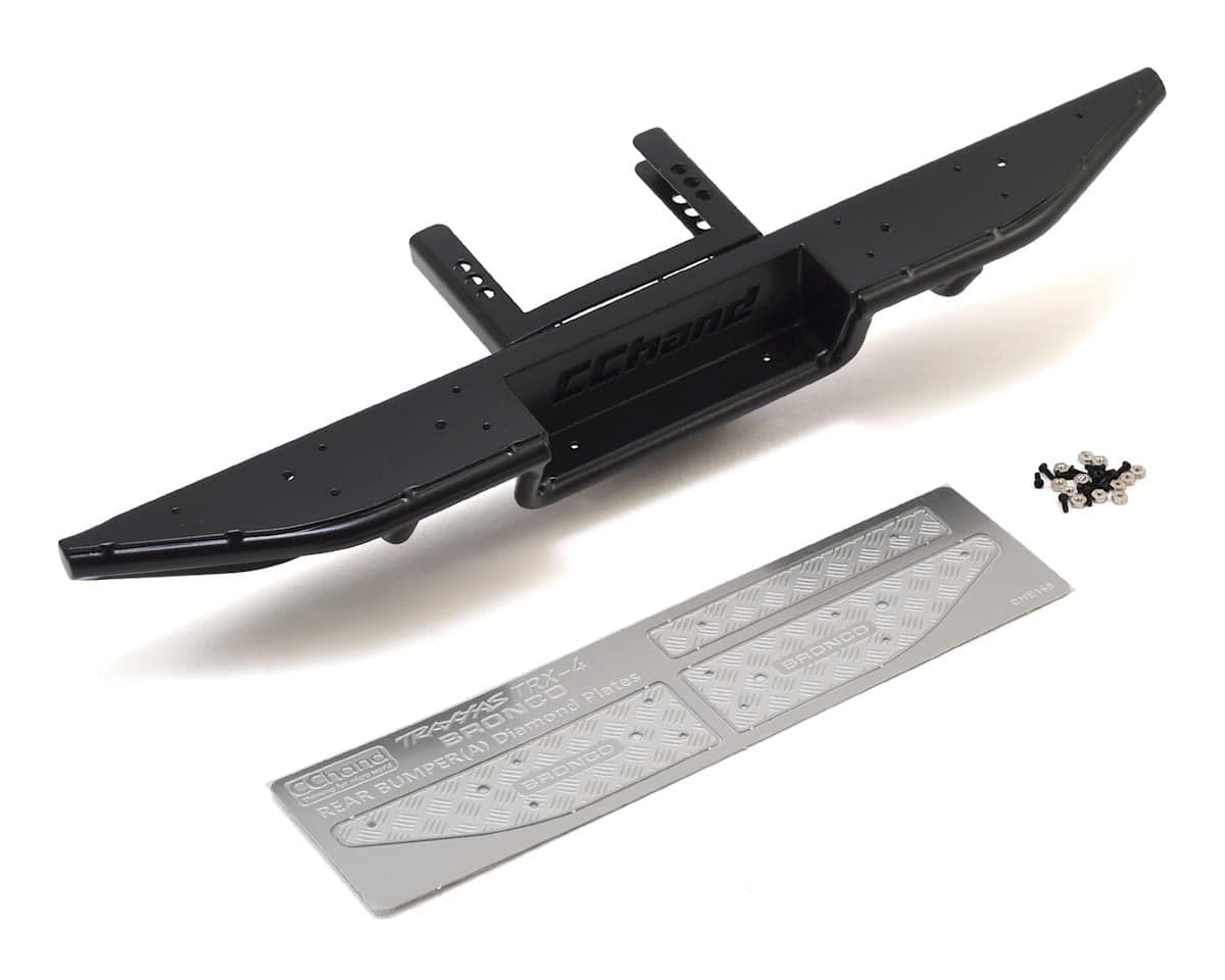 RC4WD CChand Ranch Rear Step Bumper for Traxxas TRX-4 Bronco (Black)