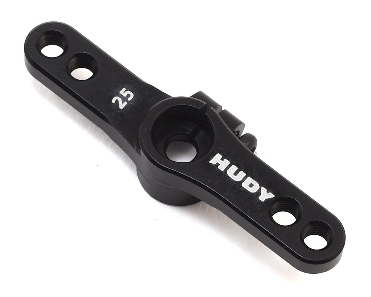 Hudy Aluminum Clamping "Offset" 2 Hole Servo Horn (25T -Futaba/Savox/Protek)