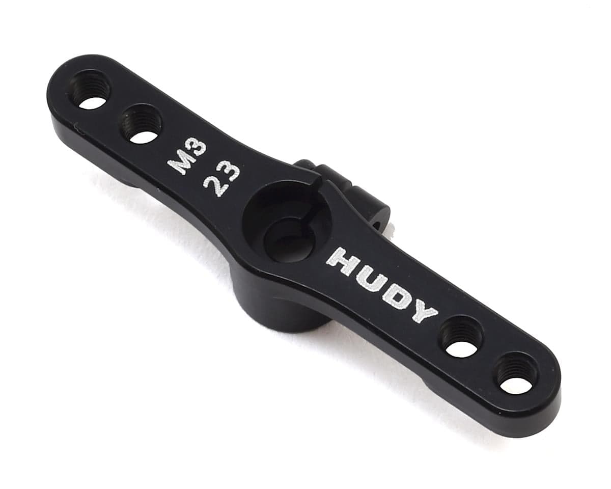 Hudy Aluminum Clamping 2 Hole Servo Horn (23T-JR/Airtronics/KO)