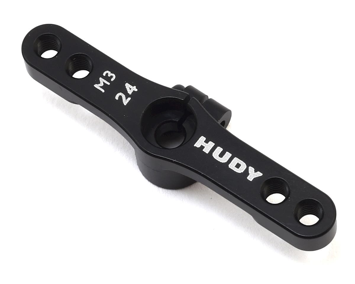 Hudy Aluminum Clamping 2 Hole Servo Horn (24T-Hitec)