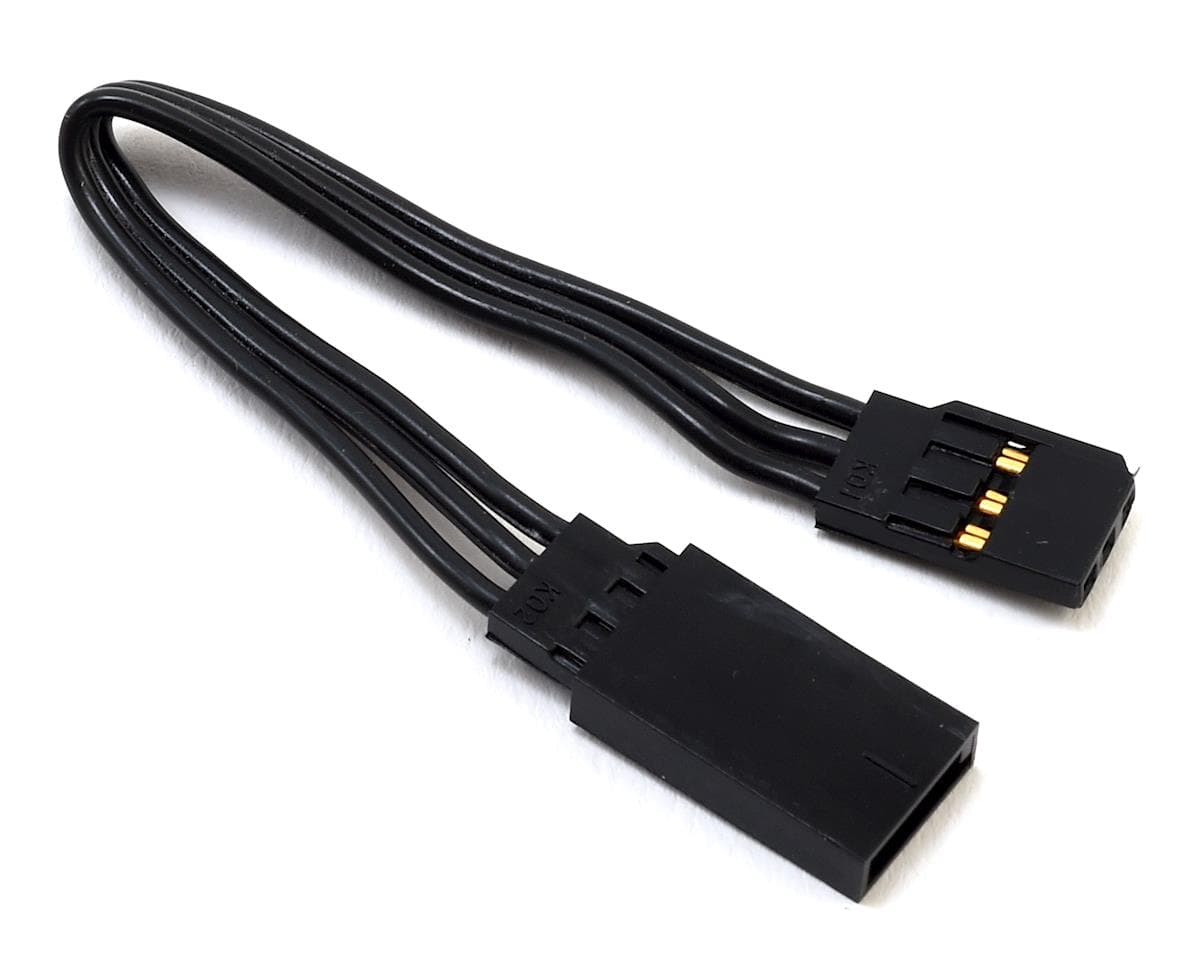KO Propo 80mm High Current Servo Extension Wire (Black)