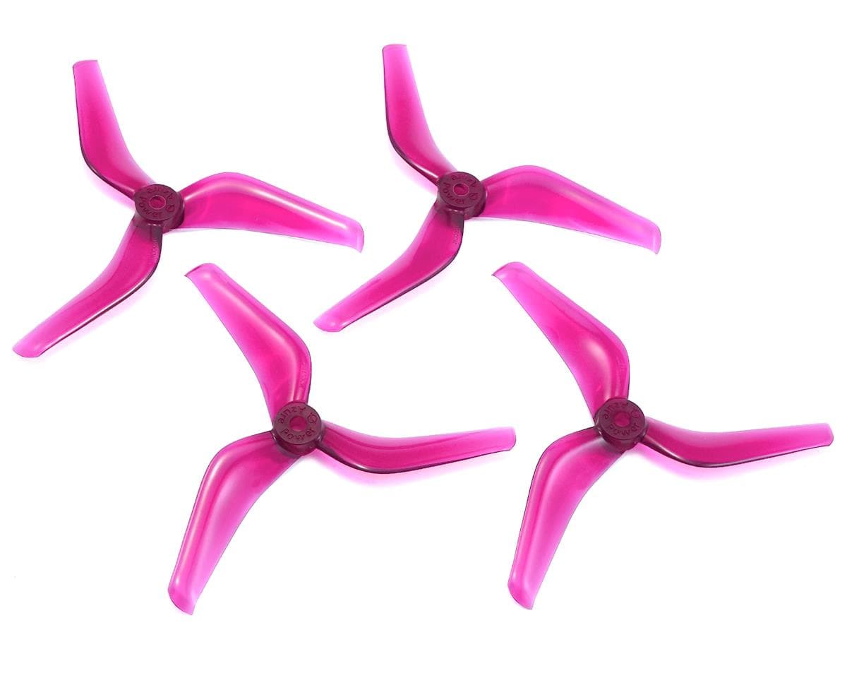 Azure Power 5.1" Tri-Blade 5150 Polycarbonate Race Propeller Set (Red) (2CW & 2CCW)