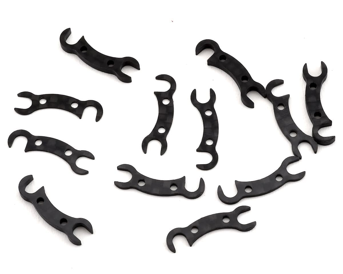 Team Associated TC7.2 Factory Team Graphite Camber Link Mount Shims