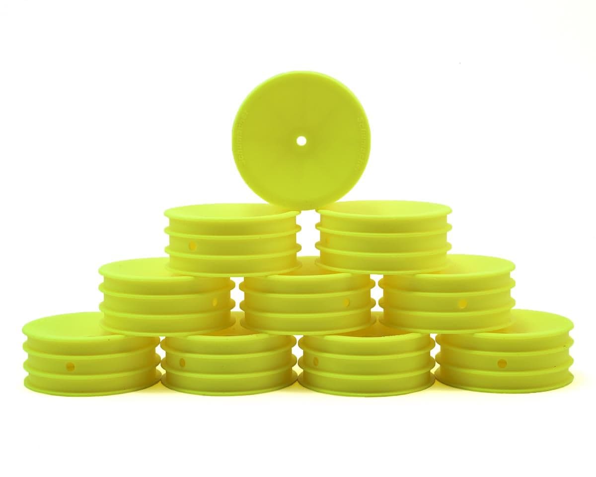 Schumacher 12mm Hex 1/10 2WD Front Buggy Wheel (Yellow) (10) (Medium)