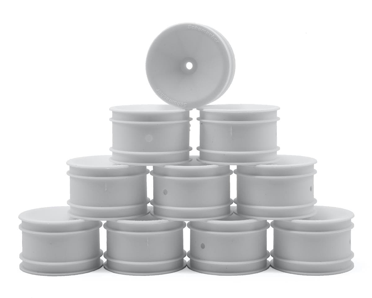 Schumacher 12mm 1/10 Buggy Rear Hex Wheels (White) (10)