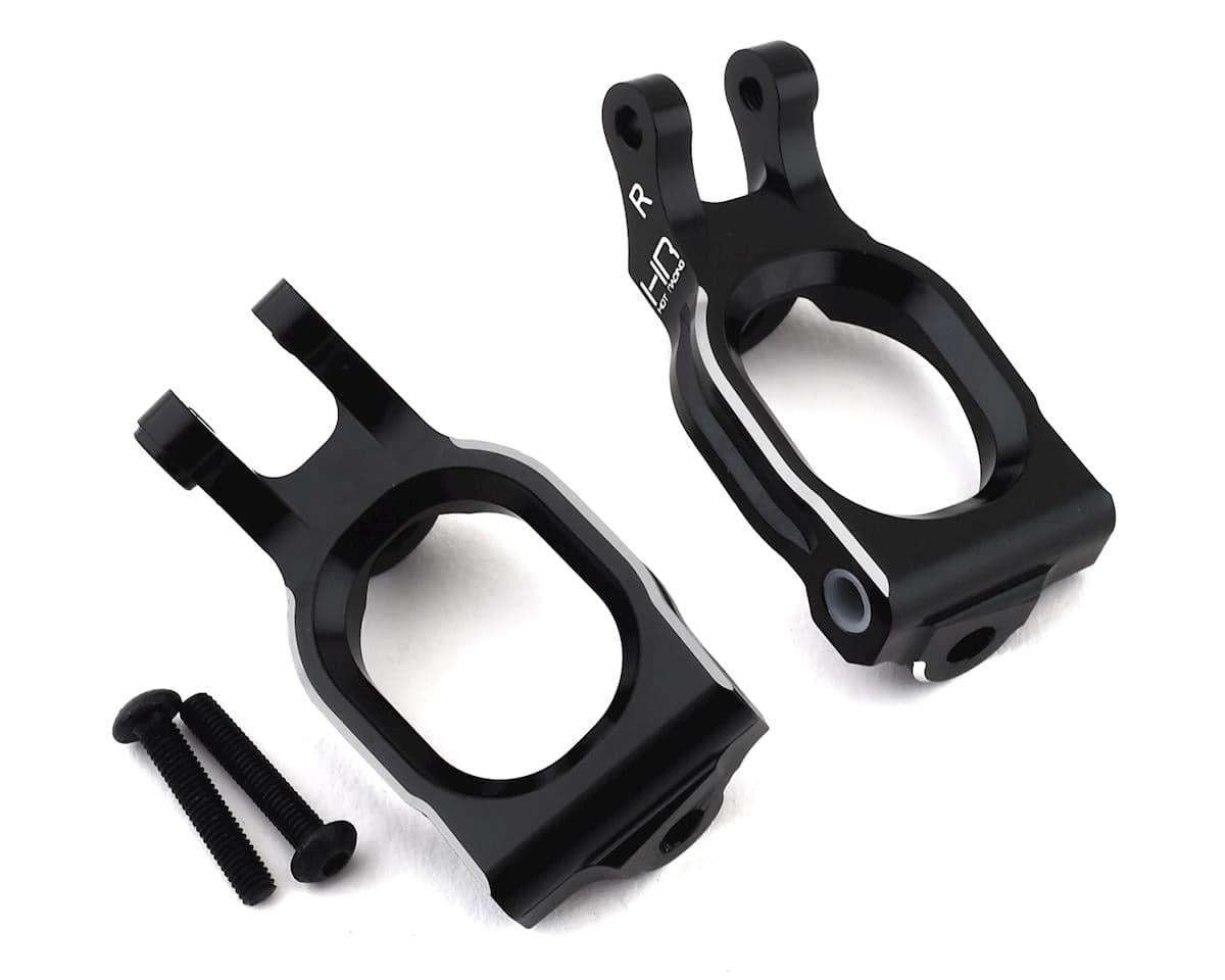 Hot Racing Losi Rock Rey Aluminum Front C Hubs (Black)