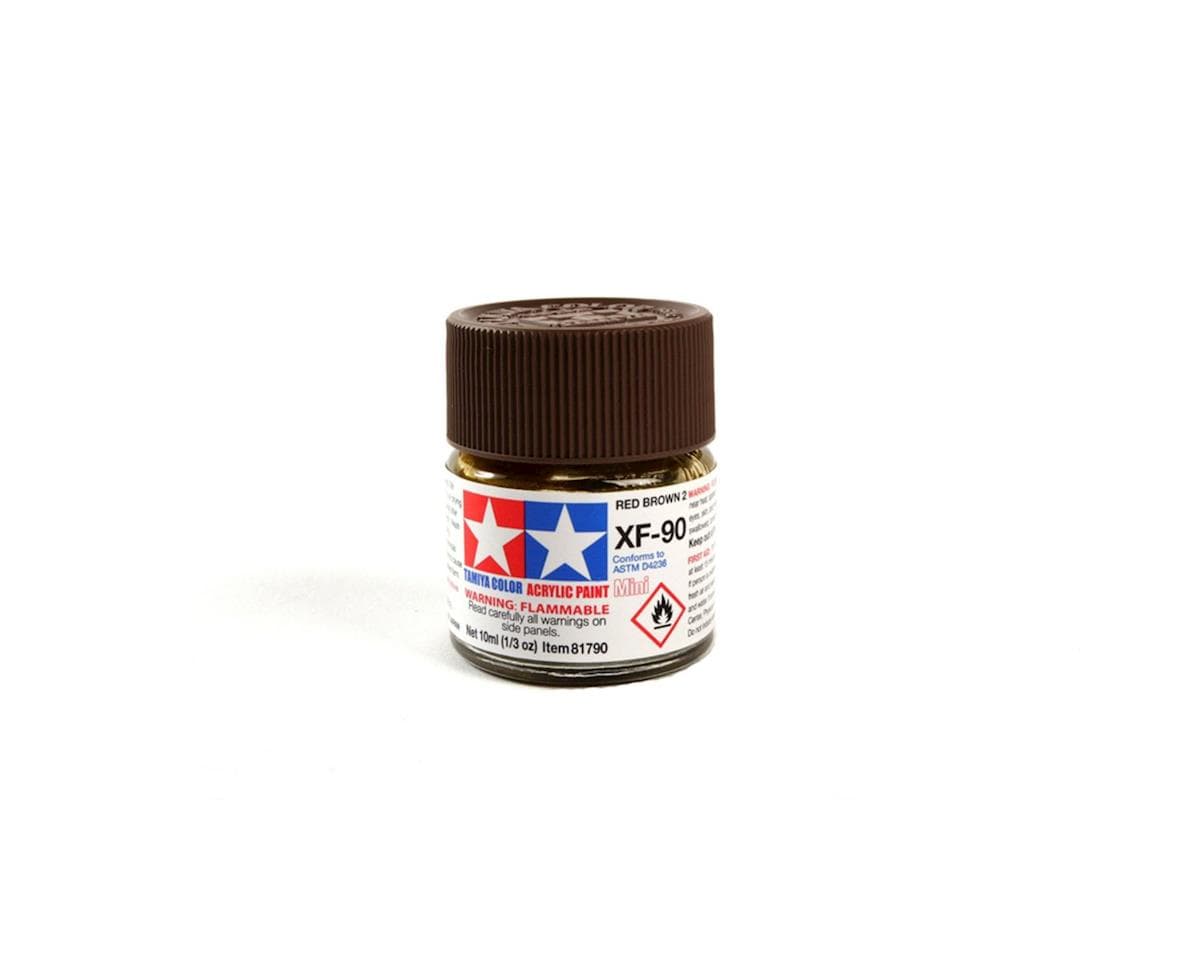 Tamiya XF-90 Flat Red Brown 2 Acrylic Paint (10ml)