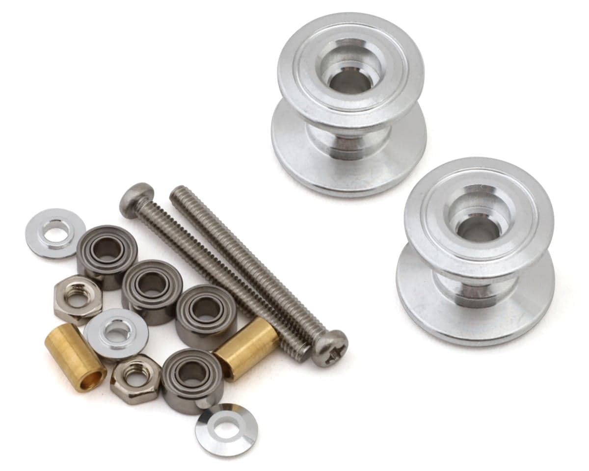 Tamiya JR Mini 4WD Lightweight Double Aluminum Rollers Set (13-12mm) (Limited Edition)