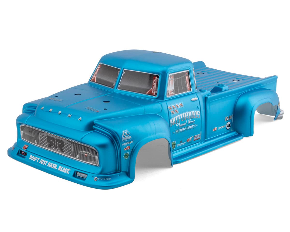 Arrma Notorious 6S BLX Real Steel Painted Body (Blue)
