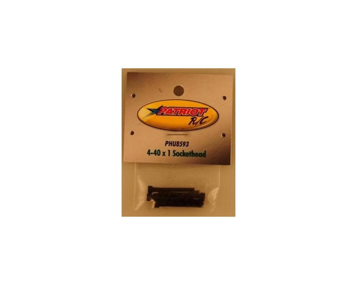 Patriot Hobbies Unlimited 4-40x1 Socket Head Screws (6)