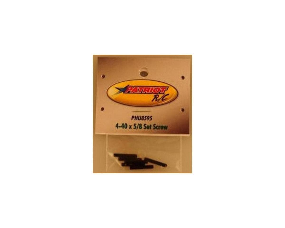 Patriot Hobbies Unlimited 4-40x5/8 Set Screws (6)